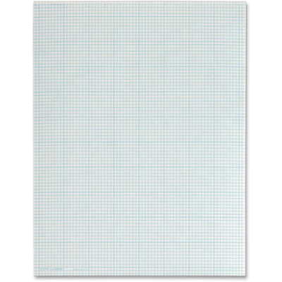 TOPS Quad Ruling Cross Section Pad - Letter, 8 1/2" x 11", 1 Pad, TOP35081