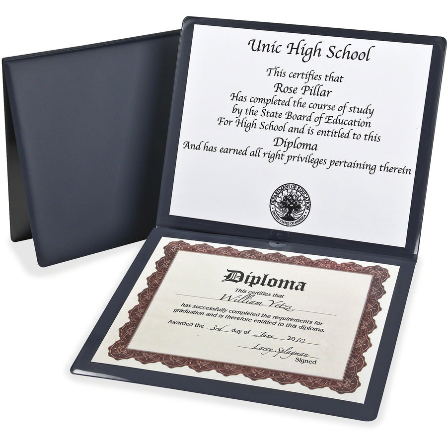 Oxford 12"x1" Diploma Holder, 10.562" x 4", Navy, Durable, OXF44212