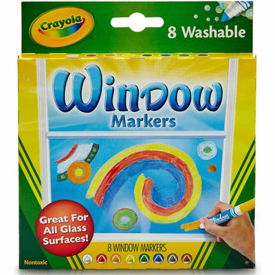 Crayola Washable Window Markers, 1 Set, CYO588165