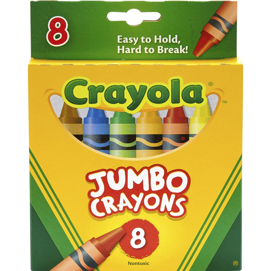 Crayola Jumbo Crayons, Assorted, Non-toxic, 1 / Box, CYO520389
