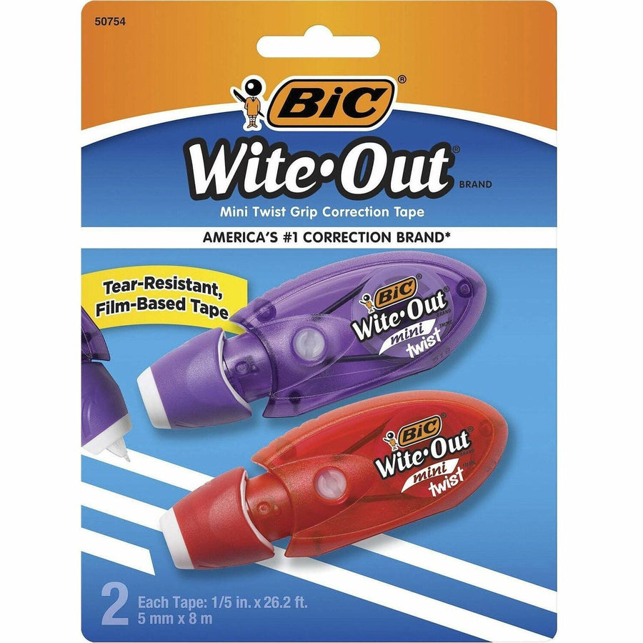 BIC Wite-Out Mini Correction Tape, White, 1 Pack — view 1