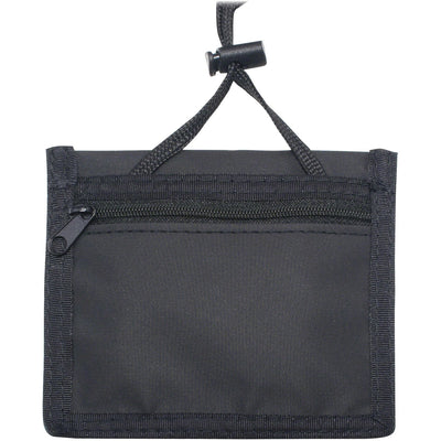 Advantus Horizontal ID/Convention Neck Pouch, Black, 12 / Pack, AVT75452