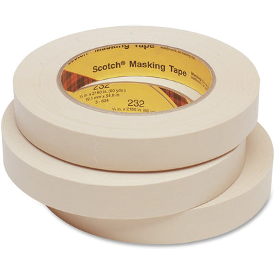 3M Scotch High-Performance Masking Tape, Tan, 1 Roll, MMM23212
