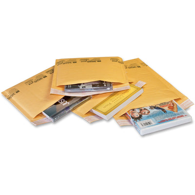 Sealed Air Self-sealing Bubble Mailers, Brown, 250 / Carton, SEL39091