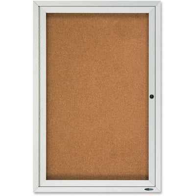 ACCO Quartet Enclosed Cork Bulletin Board for Outdoor Use, QRT2121