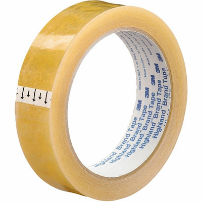3M Highland Transparent Tape, Clear, 12 / Carton, MMM591012592