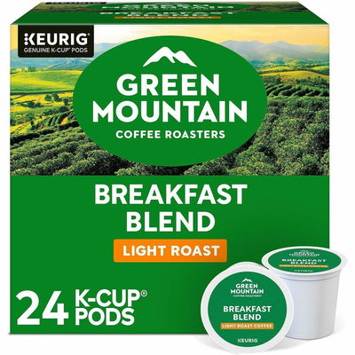 Keurig Dr Pepper . Green Mountain Coffee Roasters K-Cup Breakfast Blend Coffee, 24 / Box, GMT6520