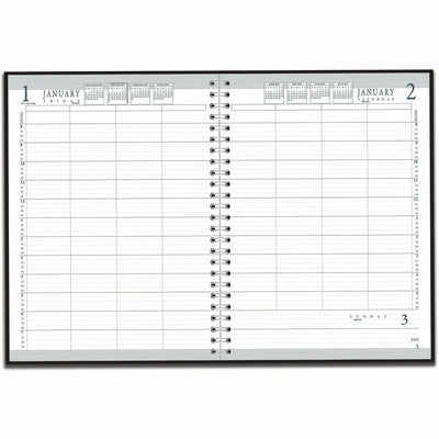 House of Doolittle 4-Person Embossed Cover Daily Appointment Book, 8", HOD28202