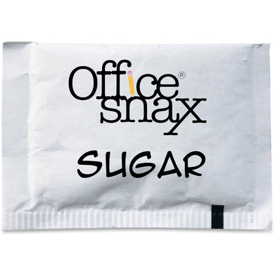 Office Snax Single-Serve Sugar Packets, 1200 / Carton, OFX00021