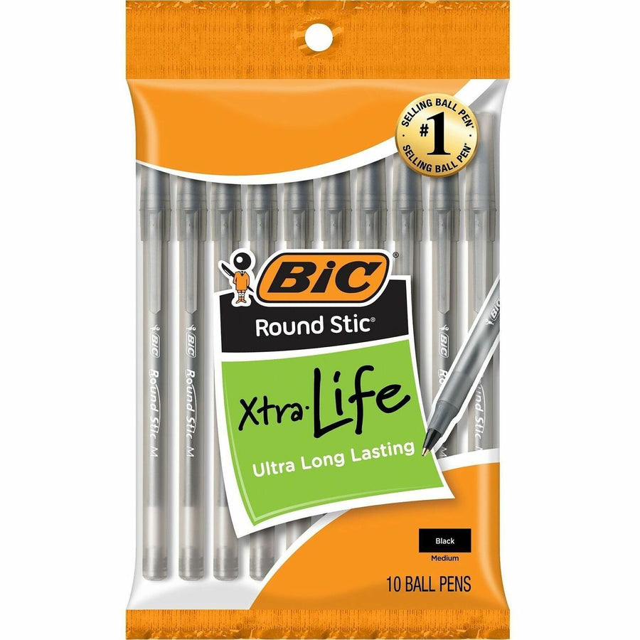 BIC Round Stic Ballpoint Pens, 10 / Pack — view 1