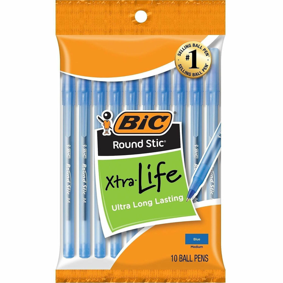 BIC Round Stic Ballpoint Pens, 10 / Pack — view 1