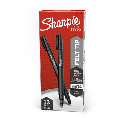 Newell Sharpie Fine Point Pen, 1 Dozen, SAN1742663