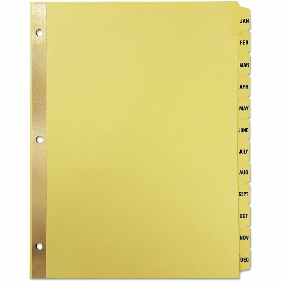 Universal Index Divider, Buff, Side, Laminated Tab, 1 / Set, UNV20814