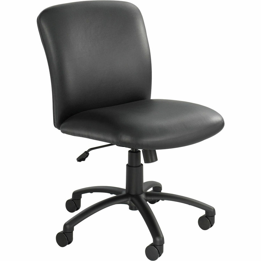 Safco Uber Big and Tall Mid-back Management Chair, 27" x 40.5", Tilt Lock, SAF3491BV