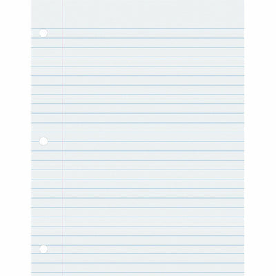 Dixon Ticonderoga Pacon Ruled Composition Paper - Letter, 8 1/2" x 11", 500 / Ream, PAC2402