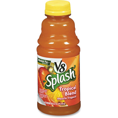 V8 Splash Tropical Blend Antioxidant+ Fruit Juice, 12 / Carton, CAM5516