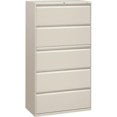 The HON HON Brigade 800 H885 Lateral File, Gray, /CT — view 1