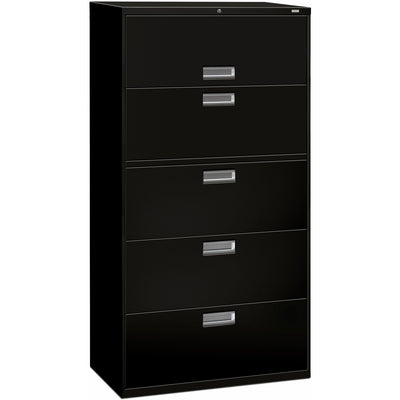 The HON HON Brigade 600 H685 Lateral File, Black, /CT — view 1
