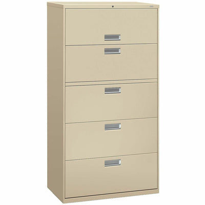 The HON HON Brigade 600 H685 Lateral File, Brown, /CT — view 1