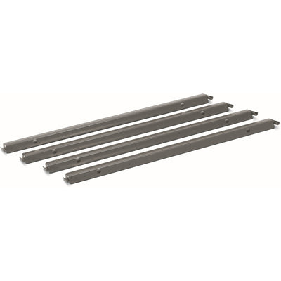 The HON HON Single Front-to-Back Hanging File Rails, Gray, 4 / Pack — view 1