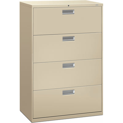 The HON HON Brigade 600 H684 Lateral File, Brown, /CT — view 1