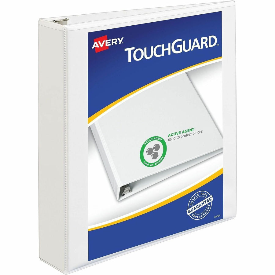 Avery TouchGuard View 3 Ring Binder, White, 8 1/2" Width x 11" Length, 12EA/CT — view 1