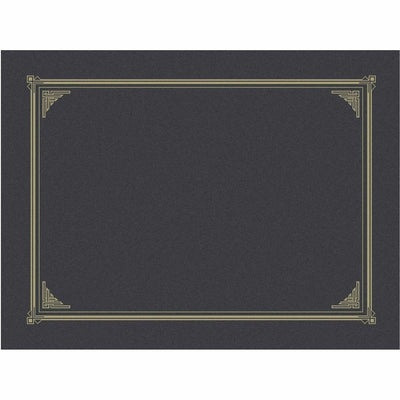Geographics A4, Letter Recycled Certificate Holder, Metallic, Gray, 8" Width x 10" Length, 6 / Pack, GEO47400