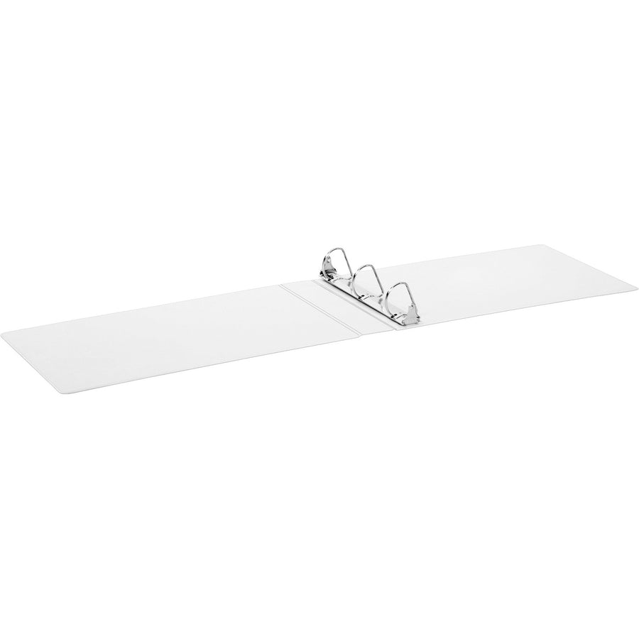 Cardinal® ClearVue Overlay Tabloid D-Ring Binder, 2.875" x 11.5", White, Vinyl, 540, CRD22132