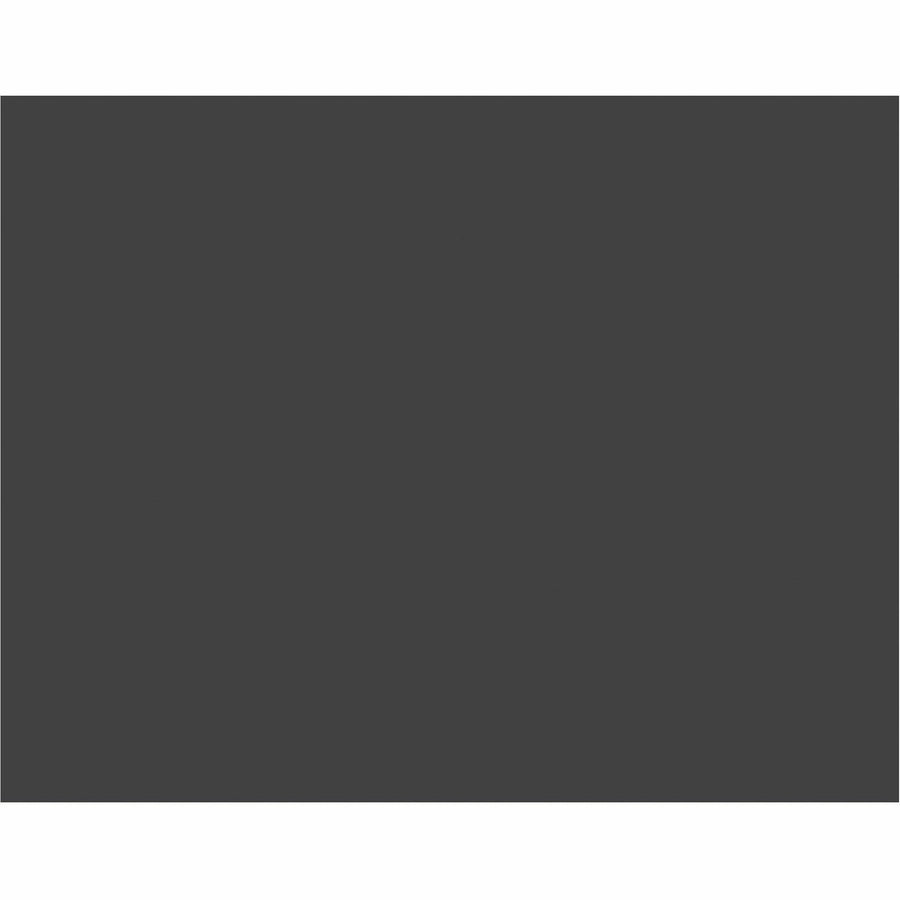 Pacon Railroad Board, 22" x 28", Black, Smooth Surface, 25 / Carton, PAC5481-1