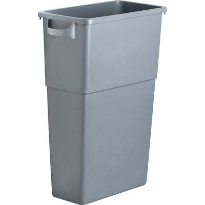Genuine Joe 23-gallon Space-Saving Waste Container, Gray, GJO60465
