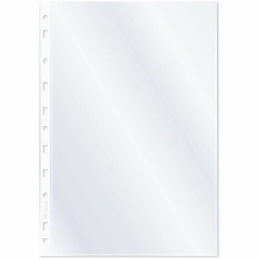 C-Line A4 Size Top-Loading Sheet Protectors, 8.25" Width x 11.75" Length, Clear, Polypropylene, Punched, 50 / Box, CLI08037