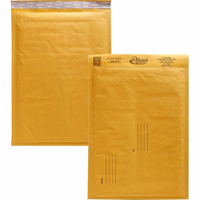 Alliance Rubber Kraft Bubble Mailers, 25 / Carton, ALL10806
