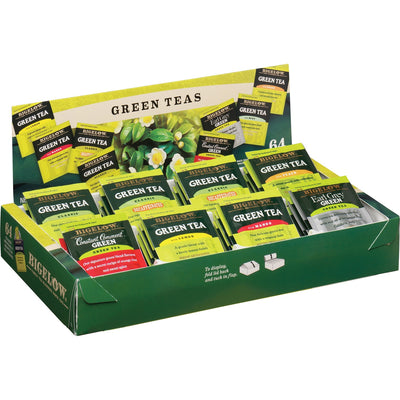 Bigelow Tea Assorted Flavor Tray Pack Green Tea Bag, 1 Box, BTC30568