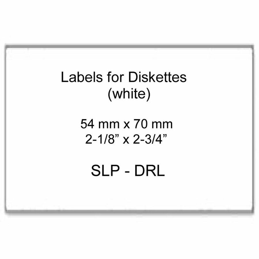 Seiko Diskette Label, White, Thermal Paper, SKPSLPDRL