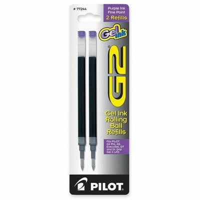 Pilot G2 Premium Gel Ink Pen Refills, 2 / Pack, PIL77244