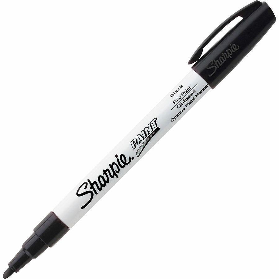 Sharpie Paint Marker, Black, Xylene-free, SAN35534