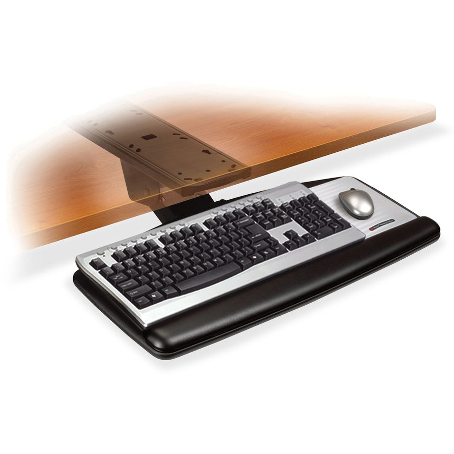 3M AKT170LE Adjustable Keyboard Tray, 26.5" x 23", MMMAKT170LE