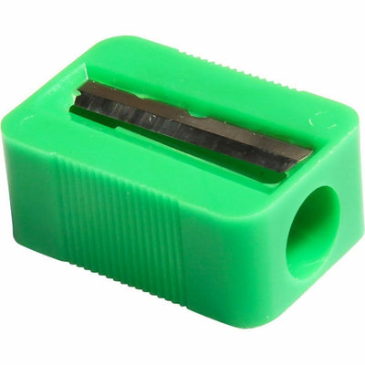 Baumgartens Slanted Face Pencil Sharpener Single Hole ASSORTED Colors (MR3380), 20EA/BX 10BX/CT — view 1