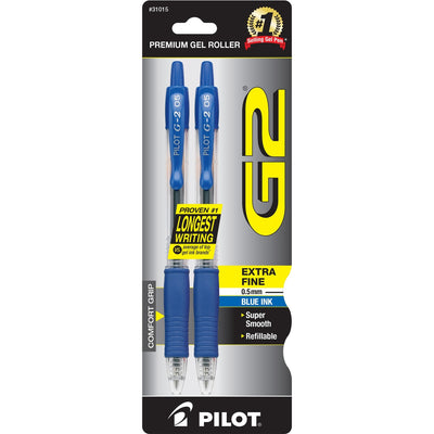Pilot Premium Gel Ink Retractable Pen, 2 / Pack, PIL31015