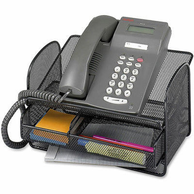 Safco Onyx Mesh Telephone Stand, Black, SAF2160BL