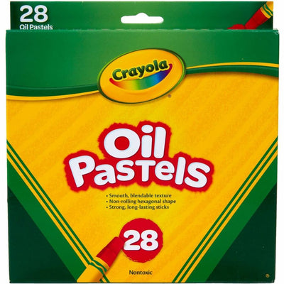 Crayola Jumbo 28 Oil Pastels, Sea Green, 28 / Set, CYO524628