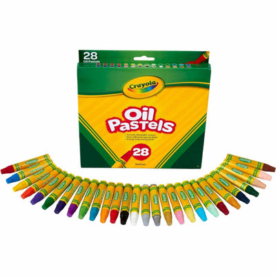 Crayola Jumbo 28 Oil Pastels, Sea Green, 28 / Set, CYO524628