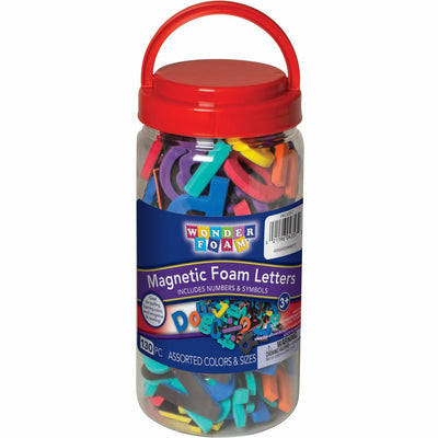 Dixon Ticonderoga WonderFoam Magnetic Letters/Numbers, Assorted, 1 Set, PAC4357