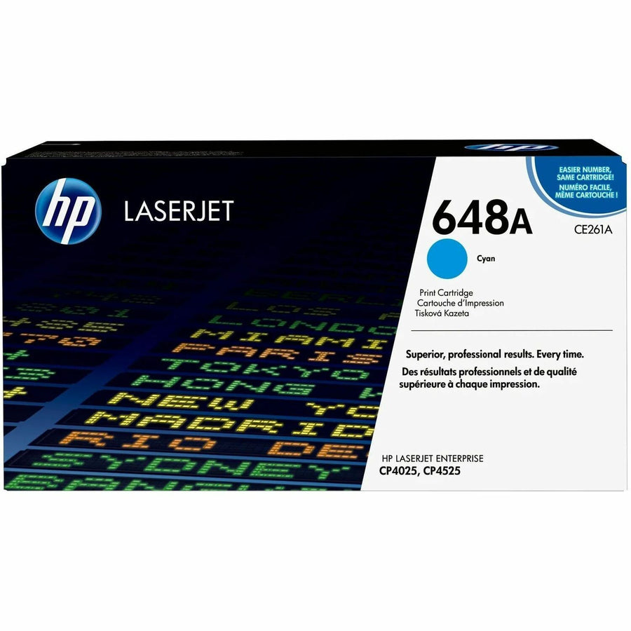 HP 648A (CE261A) Toner Cartridge, HEWCE261A