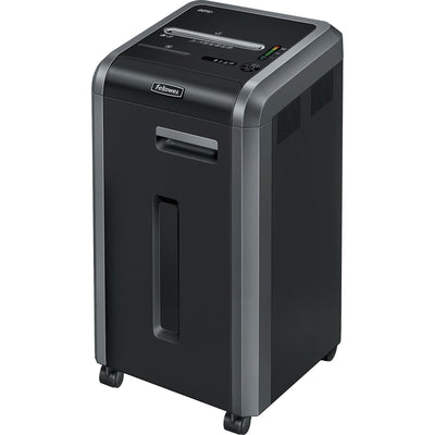 Fellowes Powershred 225Ci 100% Jam-Proof Cross-Cut Shredder, Dark Silver, FEL3825001