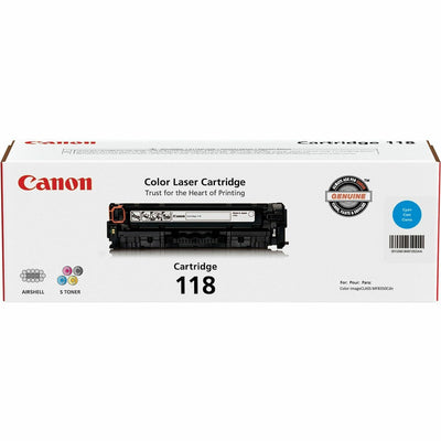 Canon Original Laser Toner Cartridge - Cyan -, CNMCRTDG118CY