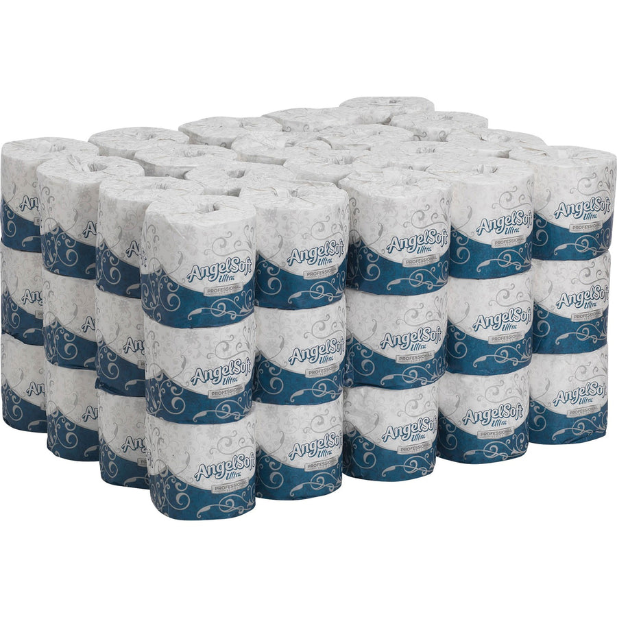 Angel Soft Ultra Professional Series Embossed Toilet Paper, White, Absorbent, 60 / Carton, GPC16560
