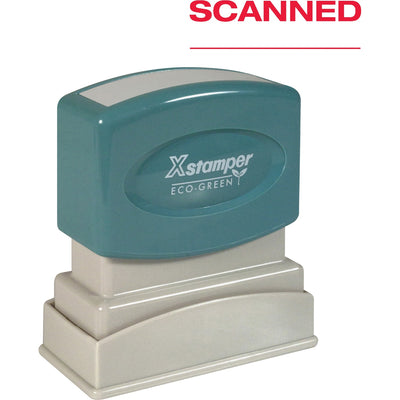 Shachihata Xstamper Eco-Green SCANNED Pre-inked Stamp, XST1829