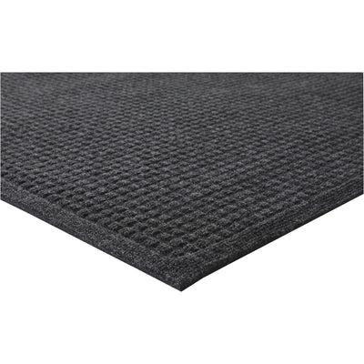 Genuine Joe EcoGuard Indoor Wiper Floor Mats, Charcoal Gray, GJO58935