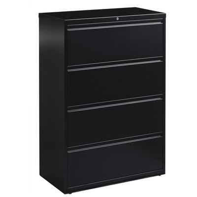 Lorell Fortress Series Lateral File, Black, LLR60553